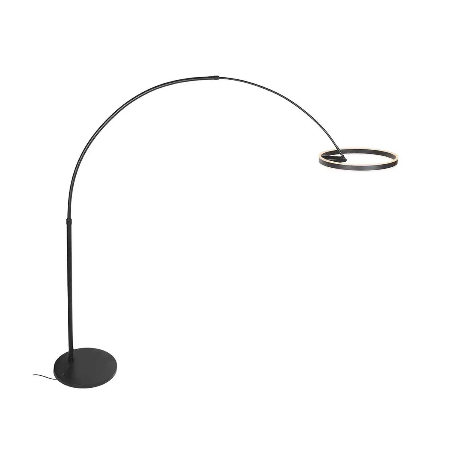 B-Ware Steinhauer Bogenleuchte Stehlampe Led Ringlux Schwarz Metall Dimmer Cct - 10050301