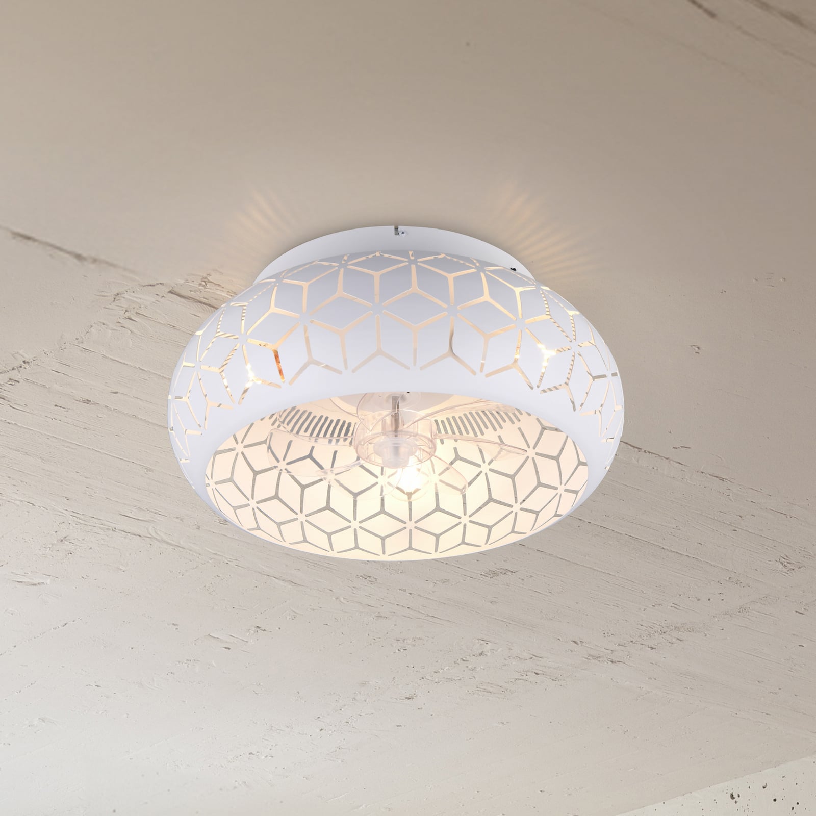 Reality Ventilator Bidar DC leise Deckenventilator mit Licht Fernbedienung - 4017807643978