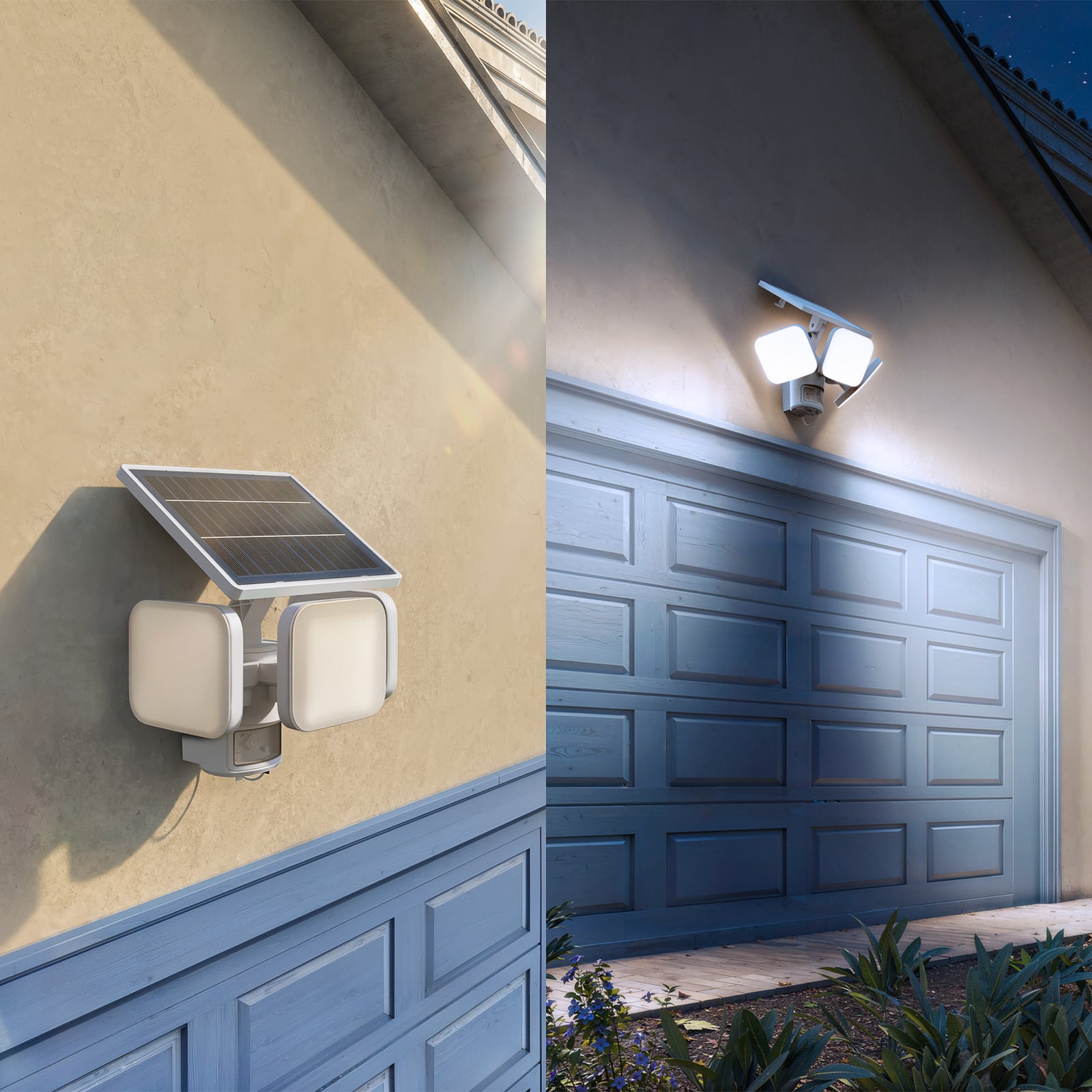 Philips Außenleuchte Solarleuchte Zyren LED Gartenlampe mit Sensor IP65 weiß - 8721103105493