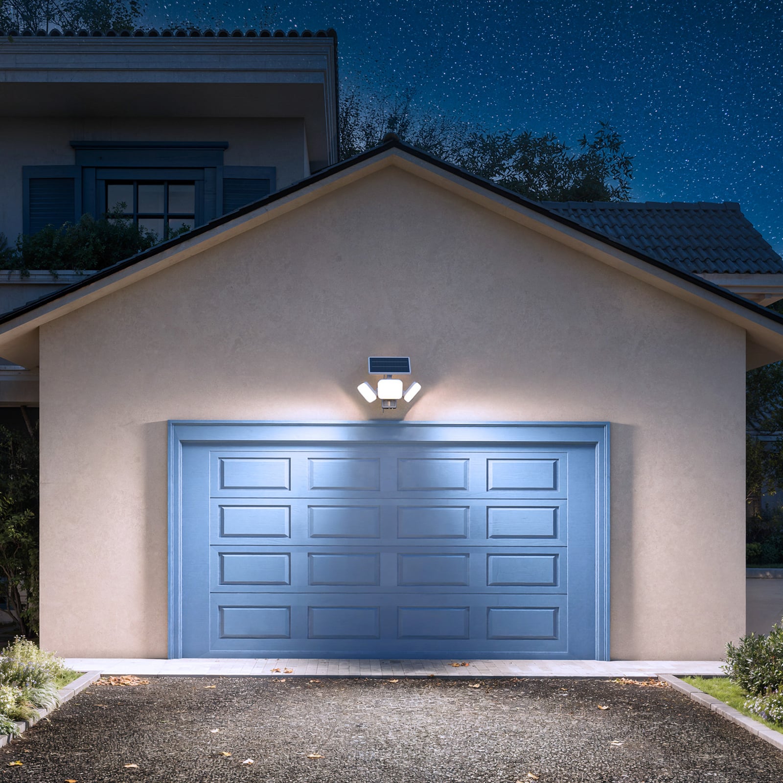 Philips Außenleuchte Solarleuchte Zyren LED Gartenlampe mit Sensor IP65 weiß - 8721103105493