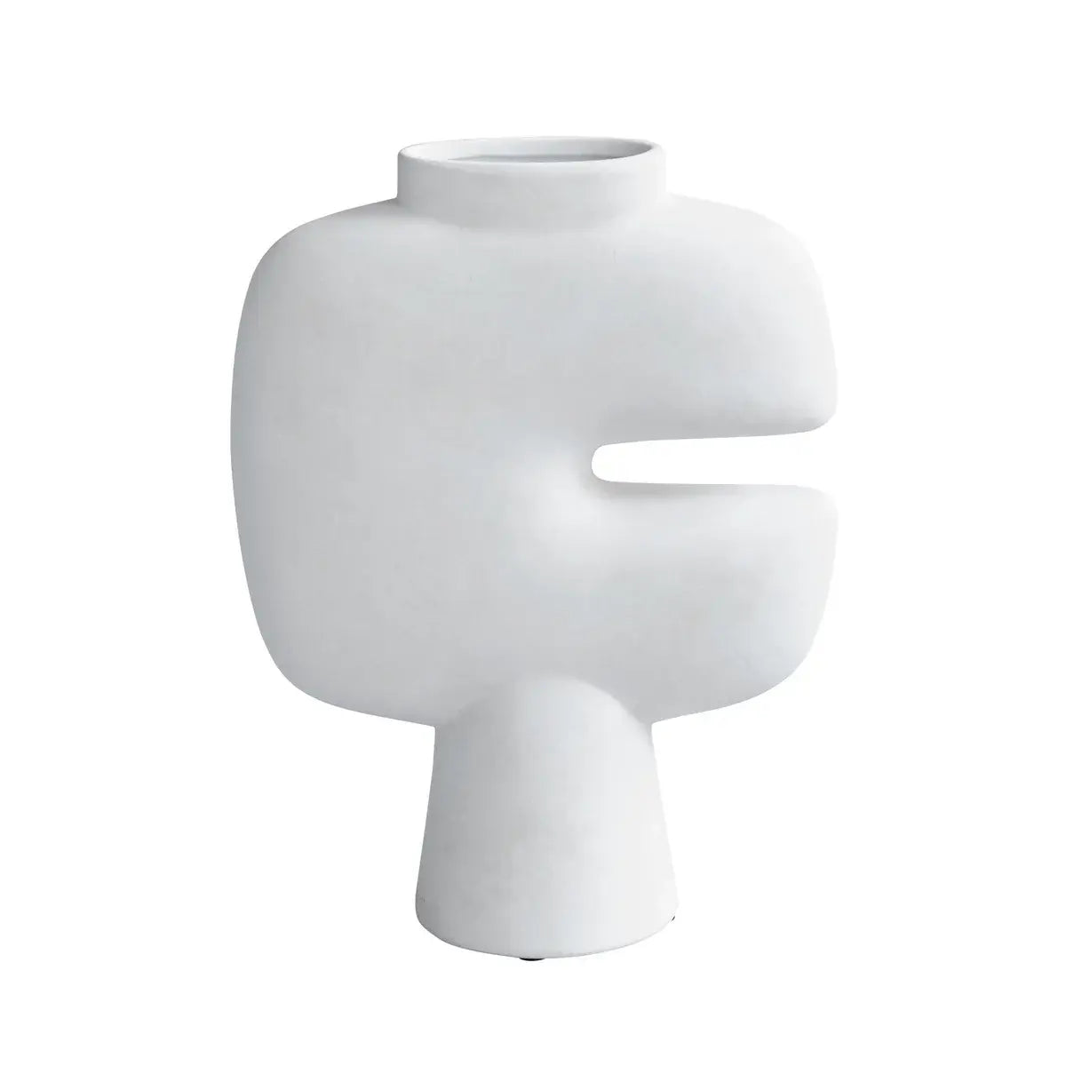 B-Ware 101 Copenhagen Vase Gefäß Tribal Vase Keramik Bone White Mittel 30 Cm Weiß - 4251501411048