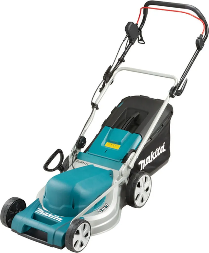 Makita Elm4121 Rasenmäher Mäher Rasenpflegegerät Ac Sichelmesser Schwarz B-Ware - 10100087481971