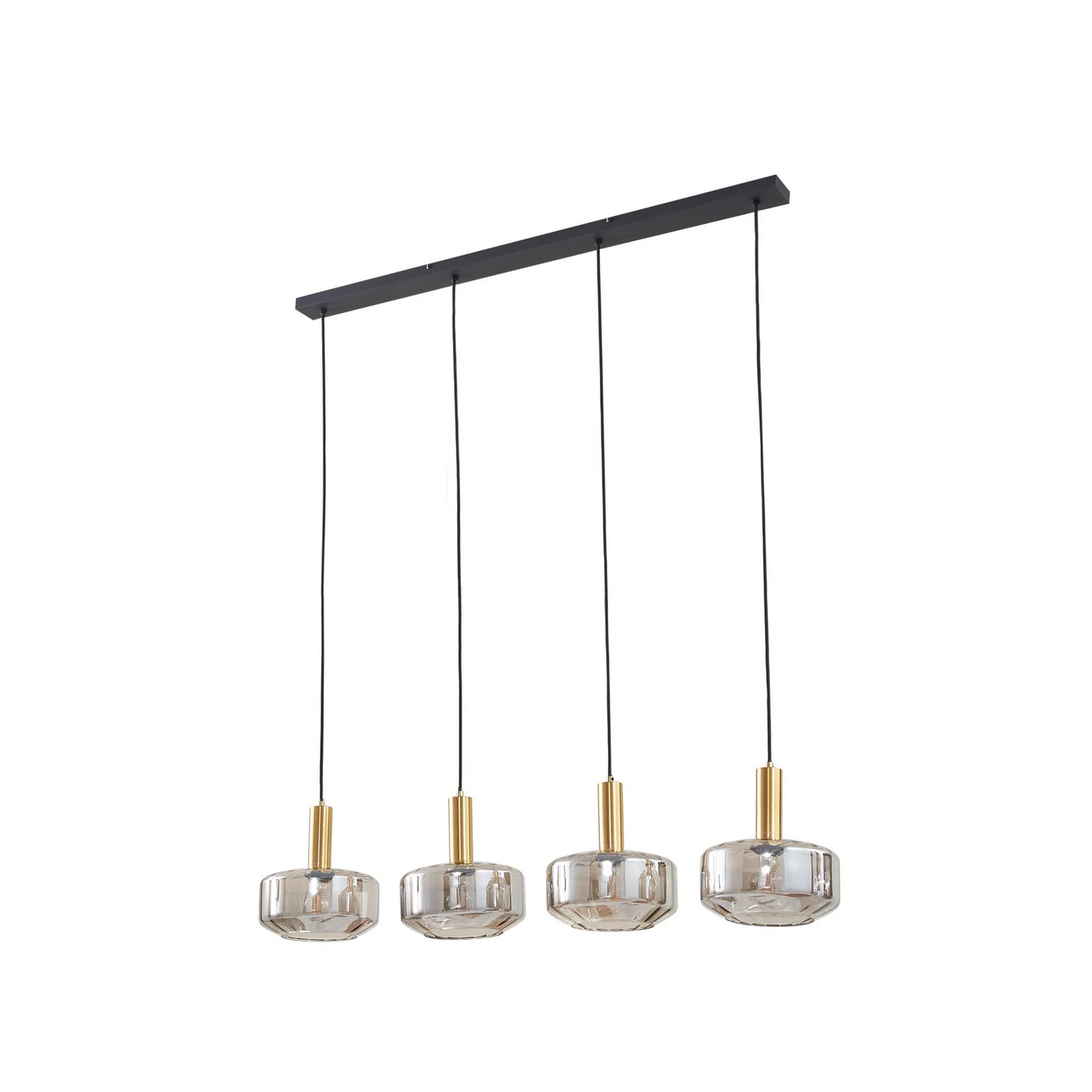 Lindby Hängeleuchte Hildur 118 Cm Rauchgrau Glas Deckenlampe Lampe Leuchte S866 B-Ware - 4251911793314