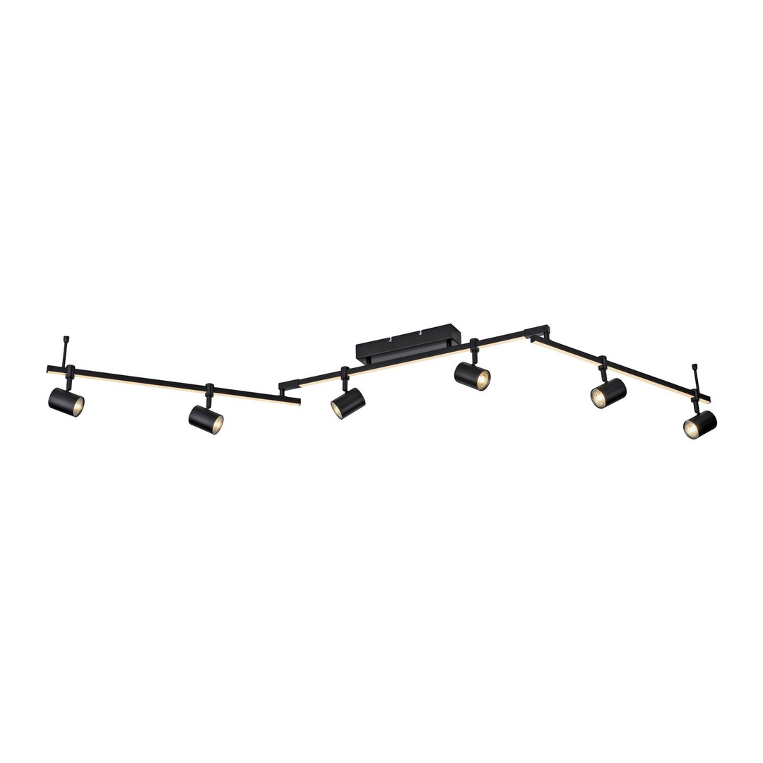 Barik LED-Deckenstrahler Deckenlampe Lampe Leuchte Deckenleuchte schwarz