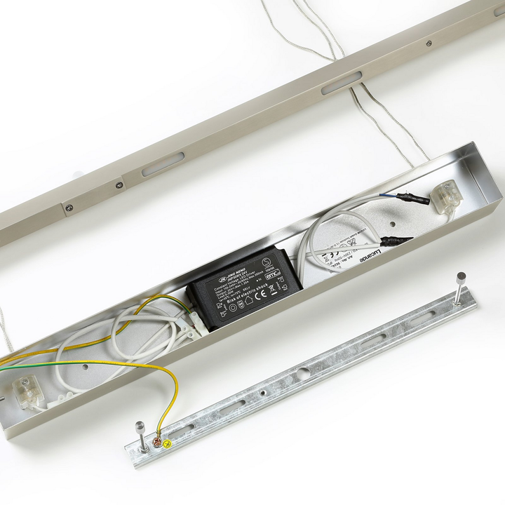 Lucande LED-Holz-Pendelleuchte Karinja Deckenlampe Hängeleuchte Lampe LED Dimmer