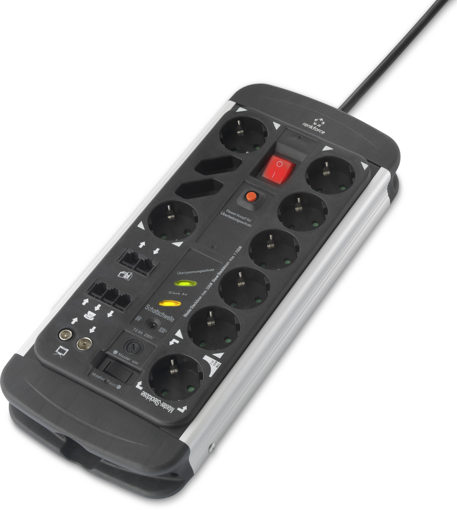 Renkforce 1015 A Cmb Sxms Master Slave Steckdosenleiste Steckdose Verteilerdose B-Ware - 4016138950359
