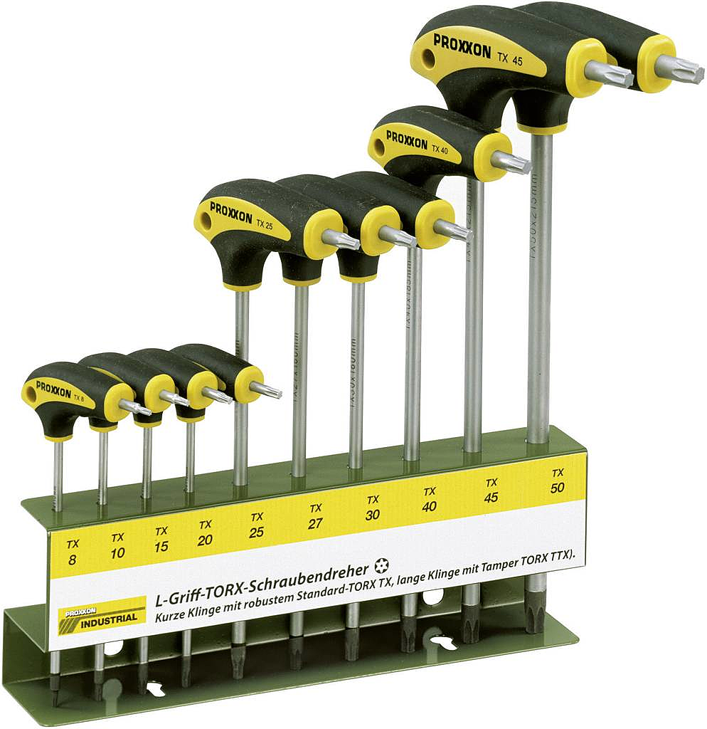 B-Ware Proxxon Industrial Torx Bo L Hantag 10tlg Schraubendreher Schraubenzieher Set - 4006274226524