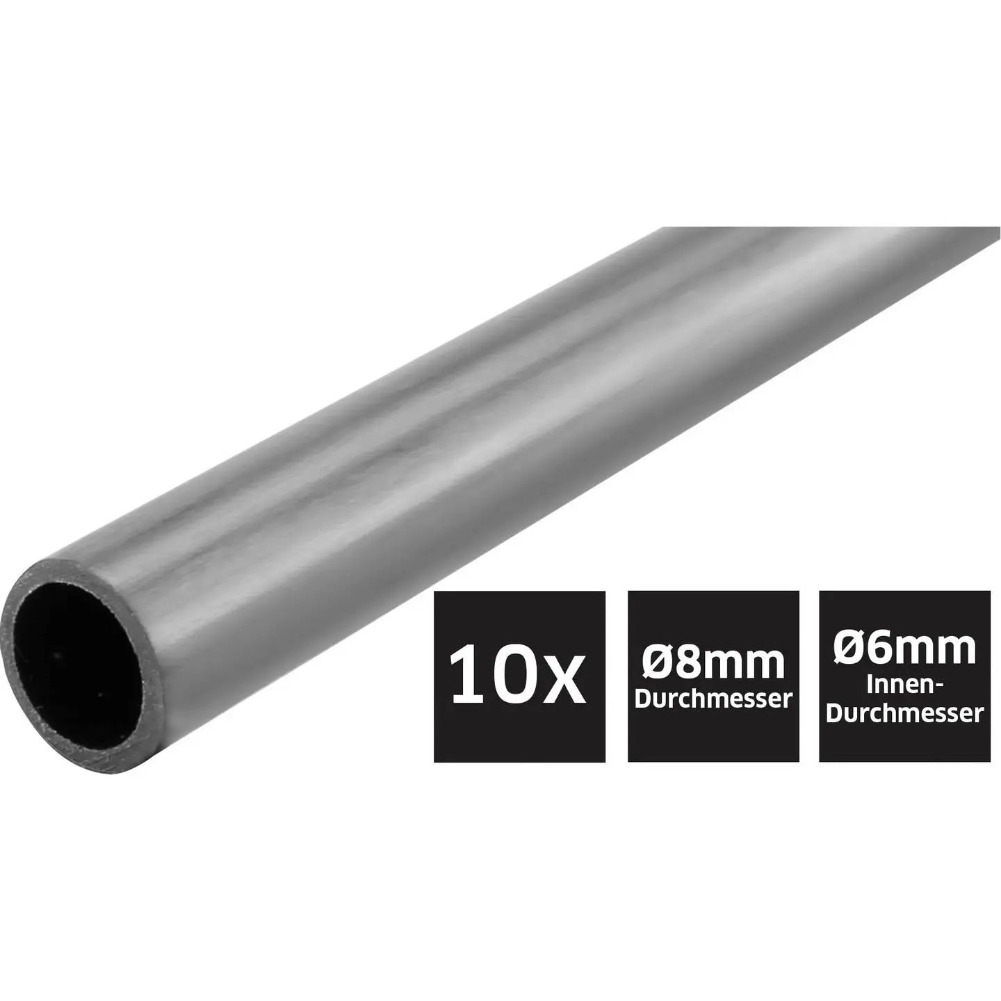 B-Ware Toolcraft Rohr Stab Cfk Carbon Modellbau Universell 10 Stück - 4064161481814
