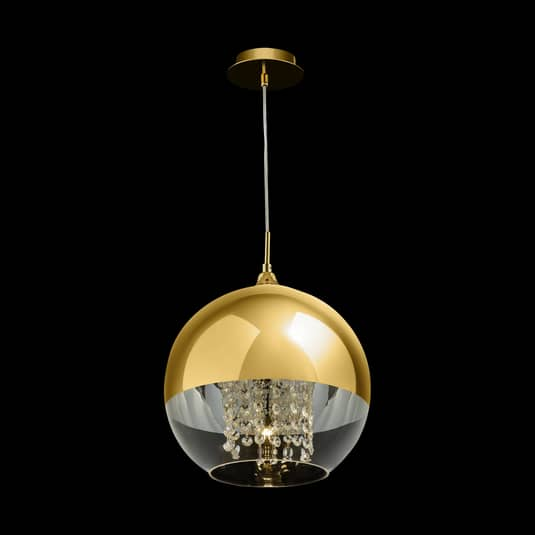 Maytoni Fermi Hängelampe Hängeleuchte Deckenlampe Lampe einflammig Ø 30 cm gold