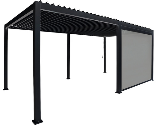 B-Ware Mirador Sonnenrollo Sichtschutz Markise Für Terrasse 300 Cm Seite Anthrazit - 4262440693884
