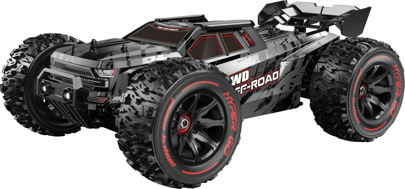 Voiture miniature radiocommandée Mjx Hyper Go Black Gold Brushless 1:14, modèle Truggy électrique (occasion).