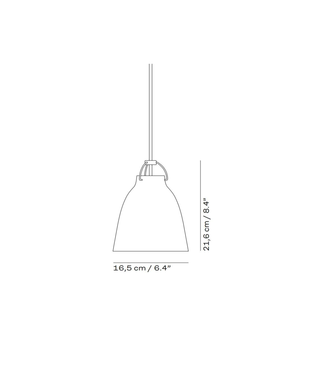 Fritz Hansen Caravaggio Matt P1 Pendelleuchte Hängelampe E27 Dunkelgrau B-Ware - 113300