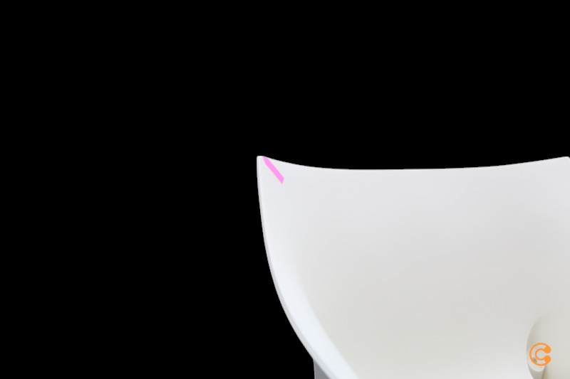 B-Ware Kartell Dr. No Armlehnstuhl Gartenstuhl Stuhl Balkonstuhl Weiß Siehe Text/Foto - 8058967058789