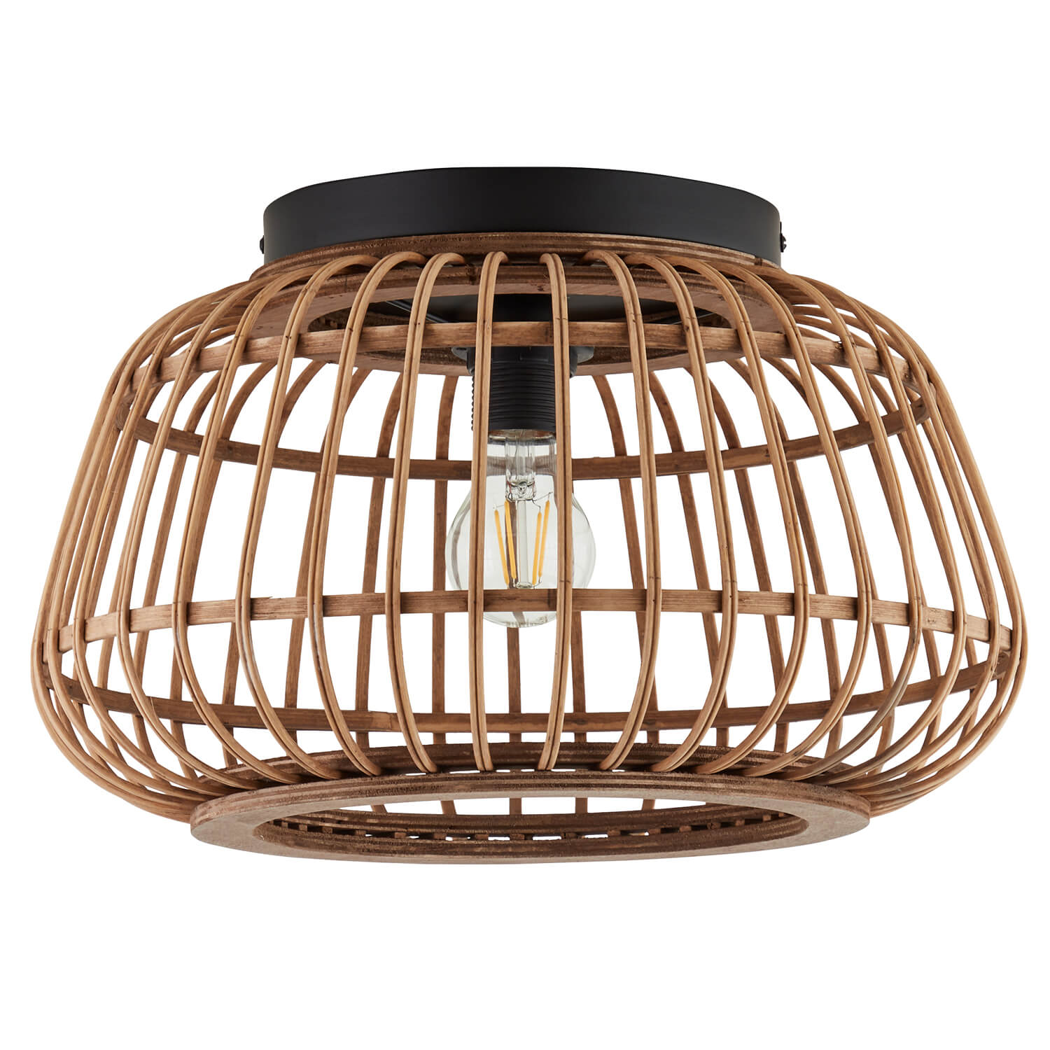 mokebo Deckenlampe Die Natürliche Deckenlampe Holzlampe Lampe 40x24,5 cm Holz - 4260669189201