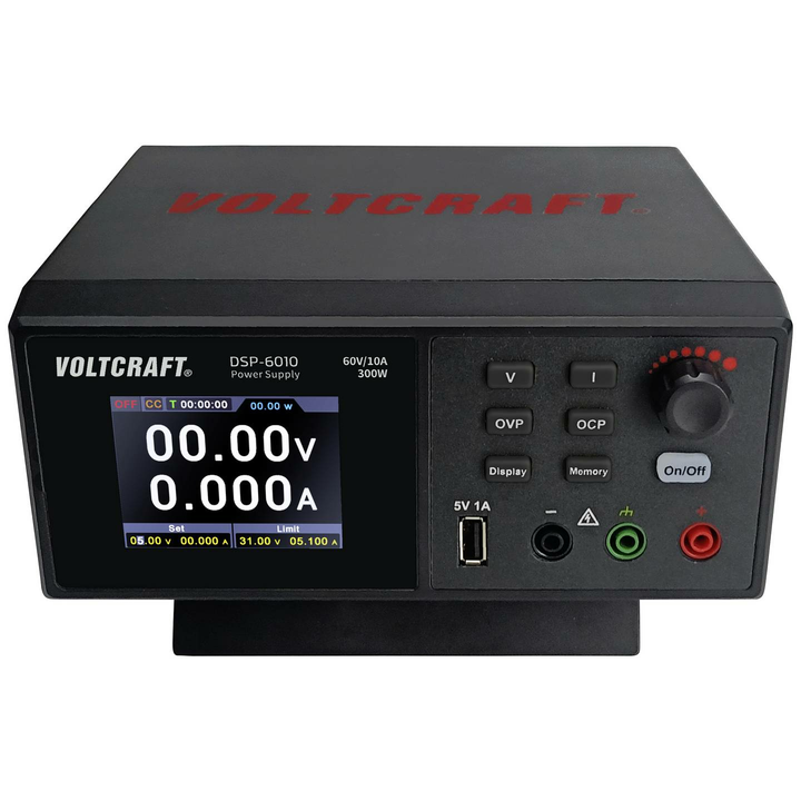 Voltcraft DSP-6010 Labornetzgerät Labornetzteil Netzteil einstellbar 300W USB