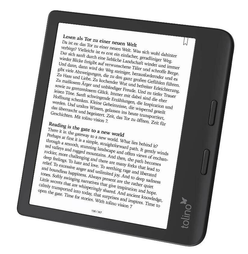 Tolino vision color 17.8 cm eBook-Reader EBook Reader Lesen Bücher Online WIFI