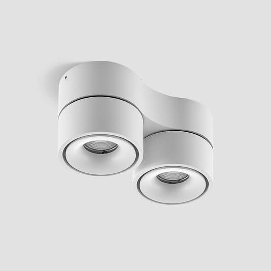 B-Ware Arcchio Deckenstrahler Spot Led Weiß Rotari Aluminium Lampe Warmweiß Dimmbar