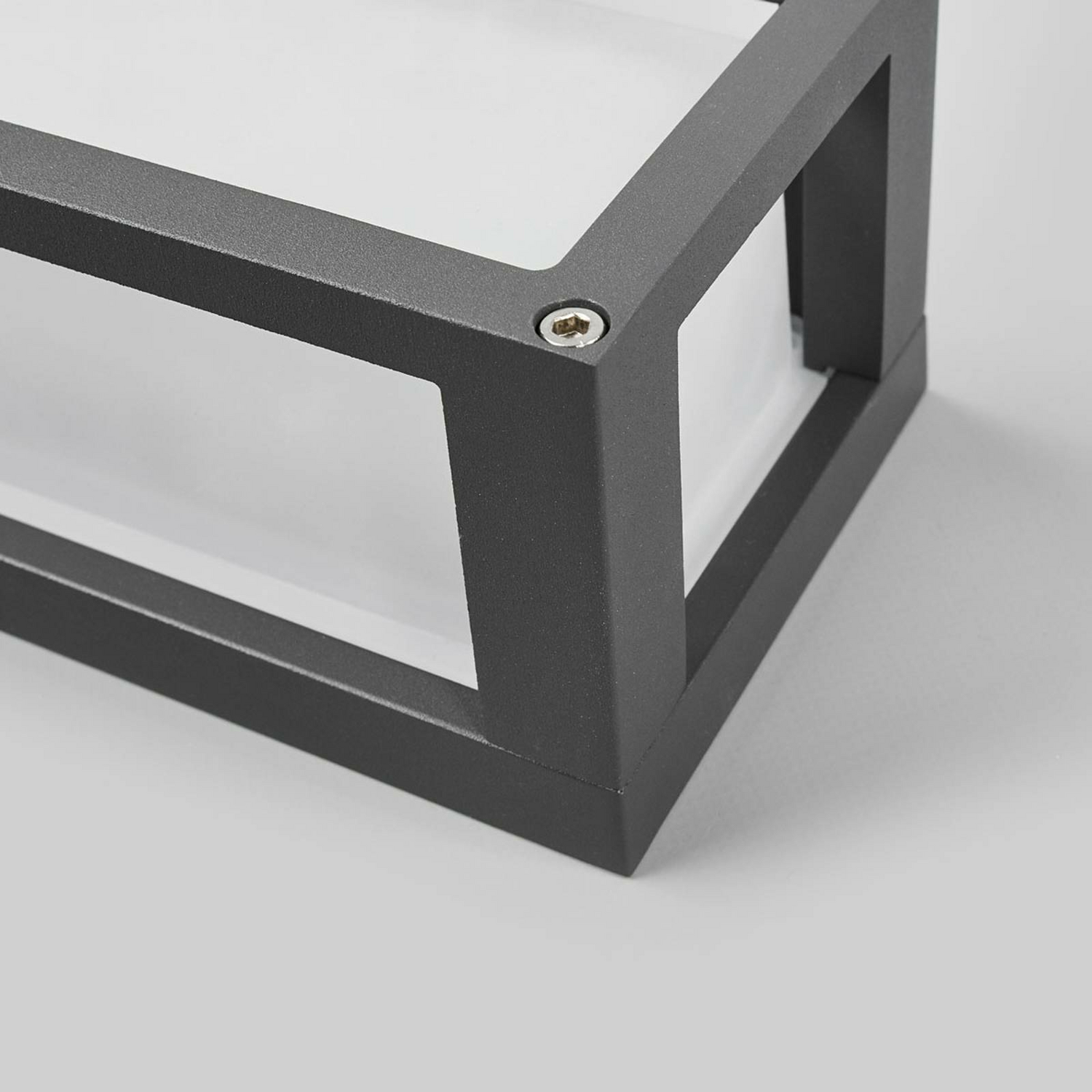 B-Ware Lucande Aurelien Außenwandleuchte Wandleuchte Lampe Leuchte Dunkelgrau E27872