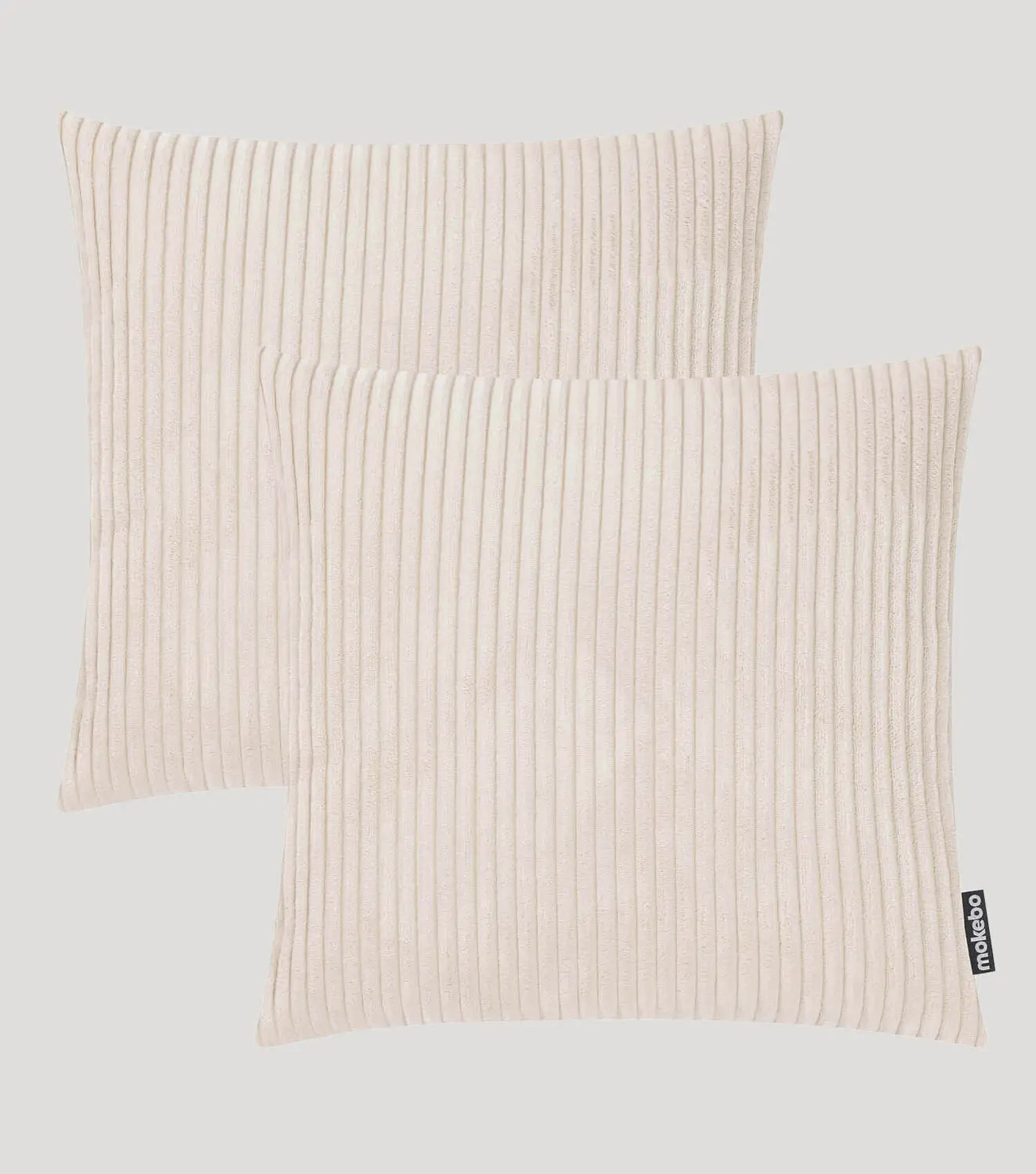 Mokebo Cordkissen Set Kissen Kuschelbuddies Beige 2er Set B-Ware - 1209947