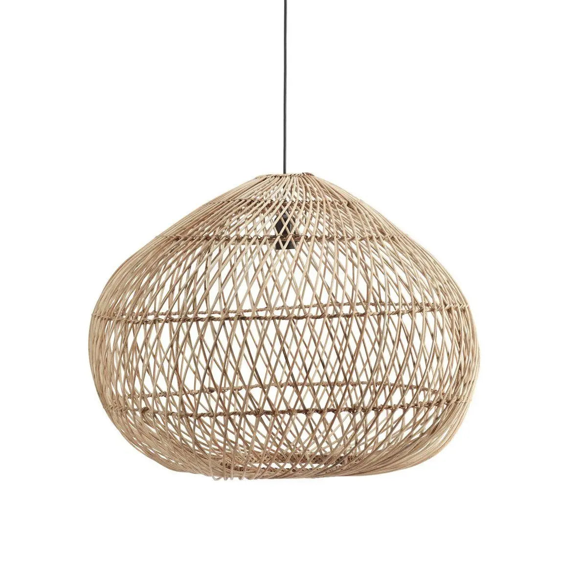 B-Ware Pr Home Pendelleuchte Hängelampe Außenbeleuchtung Rattan Natur 70 Cm Lampe Spot - 1212503