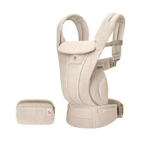 B-Ware Ergobaby Omni Deluxe Babytrage Tragehilfe Mesh Trage Beige 4 Positionen 20 Kg - 1220000209954