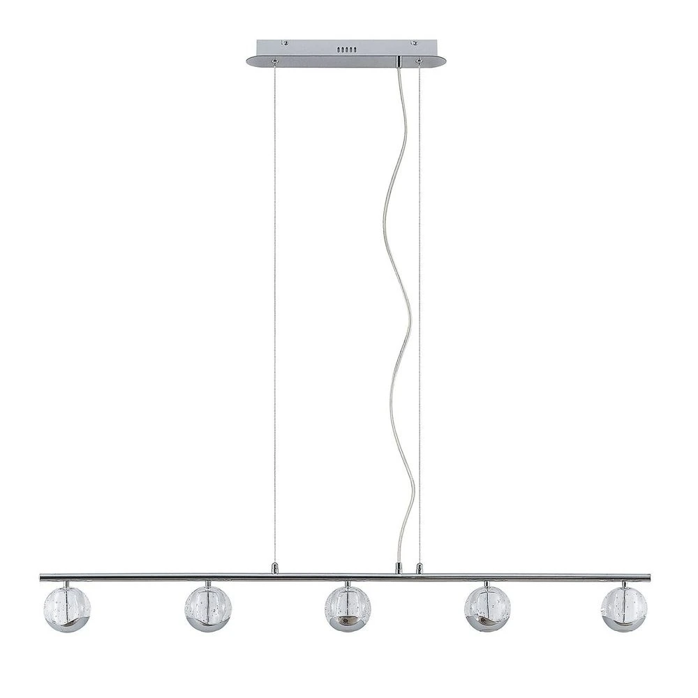 Lucande Kilio Led Hängeleuchte Hängeleuchte Hängelampe Leuchte 5 Flammig Chrom B-Ware - 4251911744002