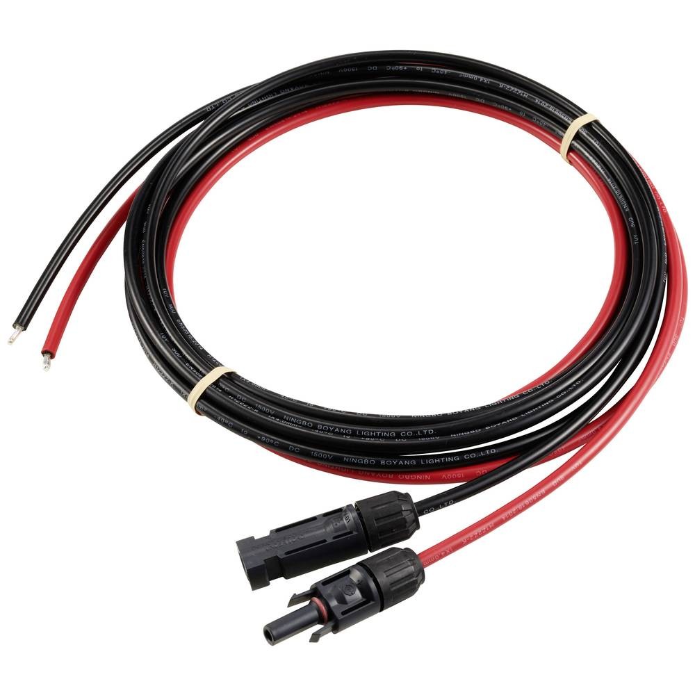 Sygonix SY-6408054 Solar Cable 5m 6mm² Open Ends Set of 2 - 4064161327839