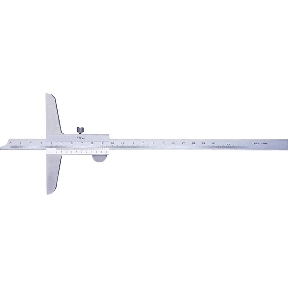 Basetech 1601079 Depth Gauge 150mm Accurate Measurement Tool - 4016139328874