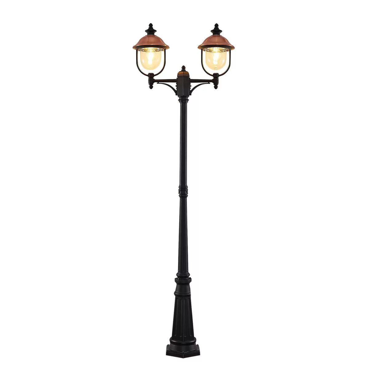 Lindby Clint Kandelaber 2-flammig Nachtlicht Sockelleuchte Leuchte Lampe E27977 - 4251096573664