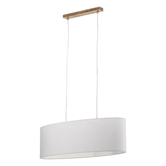 Euluna Hängeleuchte Cassy Mit Einem Weißen Textilschirm Hängeleuchte Lampe Li655 B-Ware - 5907642769317