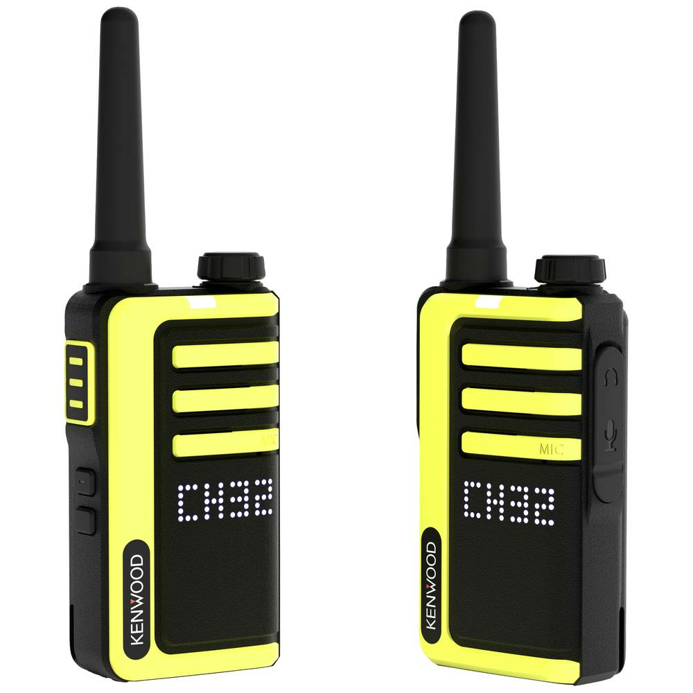 Kenwood PMR-Handfunkgerät Funkgerät Walkie Talkie UBZ-LJ9SET 2er 6 km Reichweite