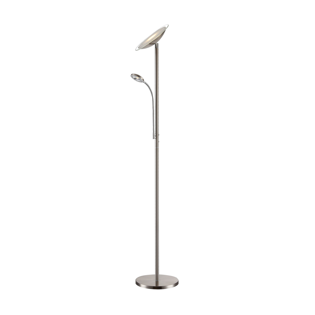 Malea Led Deckenfluter Deckenlampe Deckenleuchte Lampe Leuchte Lesearm Nickel B-Ware - 6291105701631