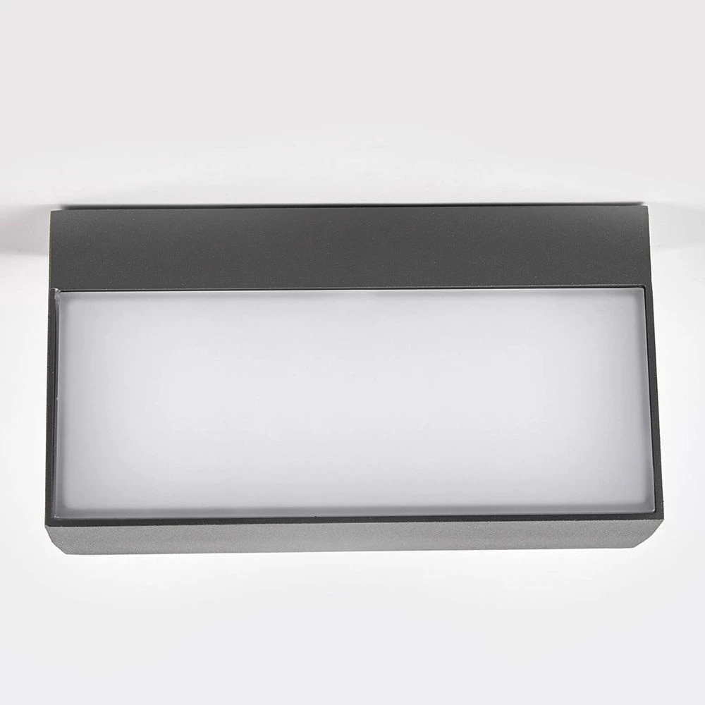 Applique murale extérieure LED Lucande Lissi, lampe murale, éclairage extérieur, lampe 