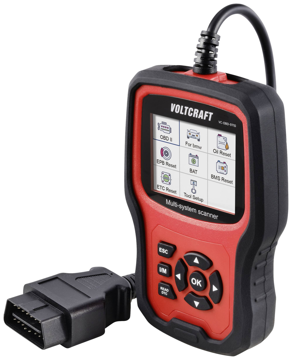 B-Ware Voltcraft Vc Obd 9710 Obd Ii Diagnosetool Vc 14616100 Kfz Messgerät Messgerät