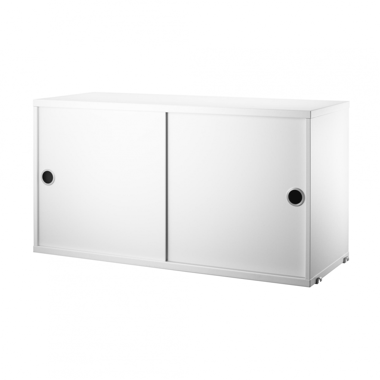 B-Ware String Schrankmodul Schiebetür Schrank Kommode Sideboard Wandboard Mdf Weiß