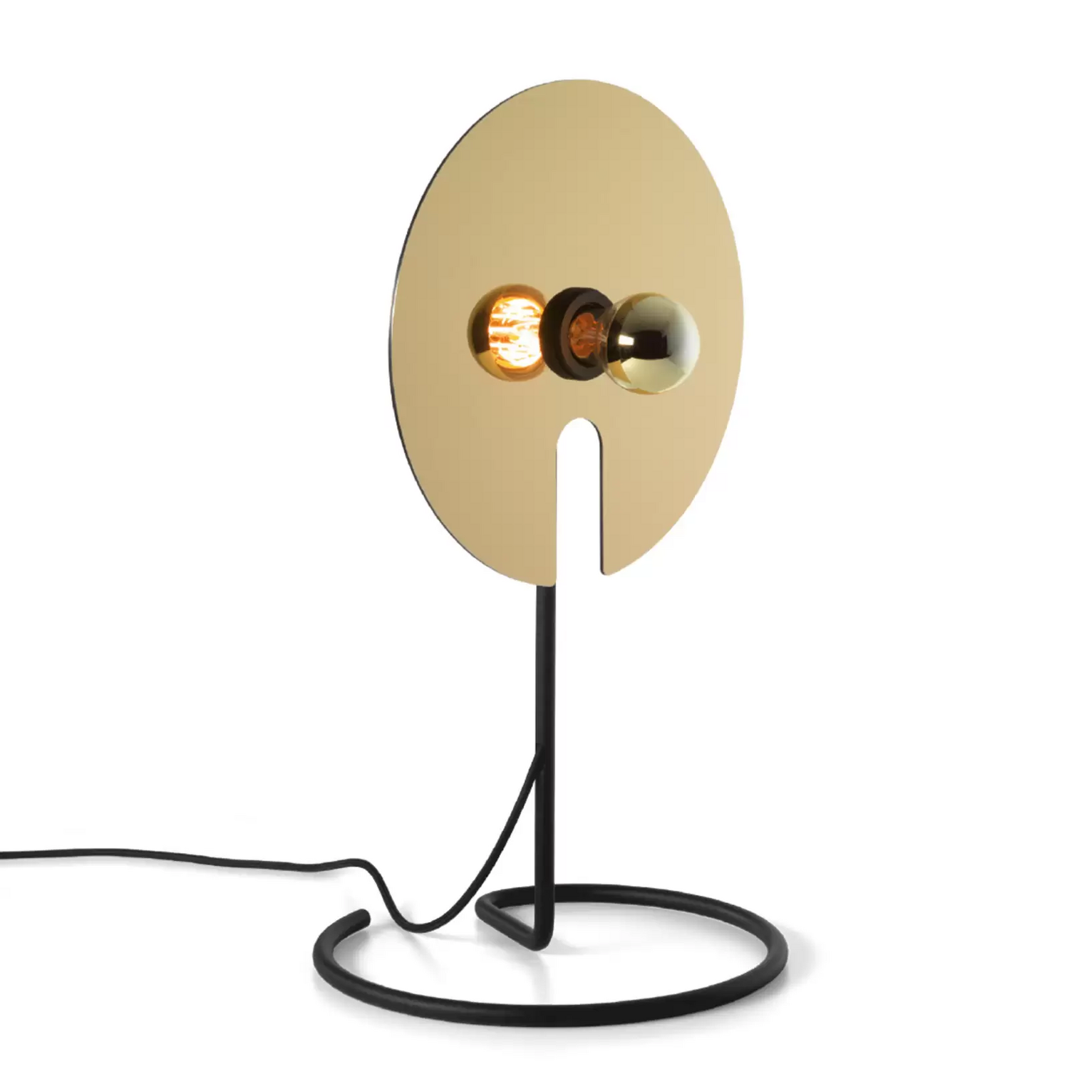 B-Ware Wever & Ducré Mirro Lampe Variante Tischlampe Tischleuchte Leuchte Schwarz Gold