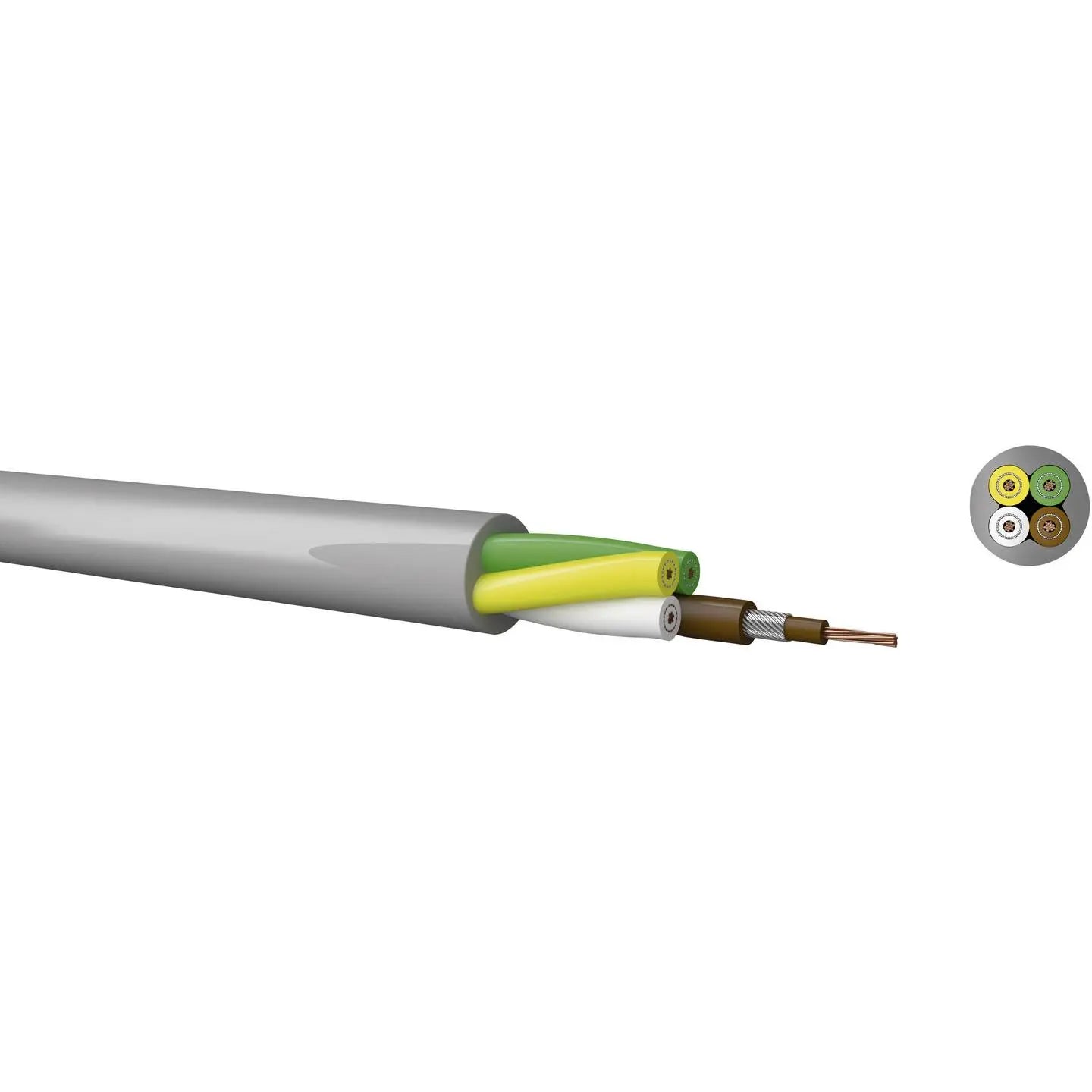 B-Ware Kabeltronik Steuerleitung Steuerkabel Li Y 3 X 0.25 Mm² Grau 140302500 100 100 M - 2050002916807