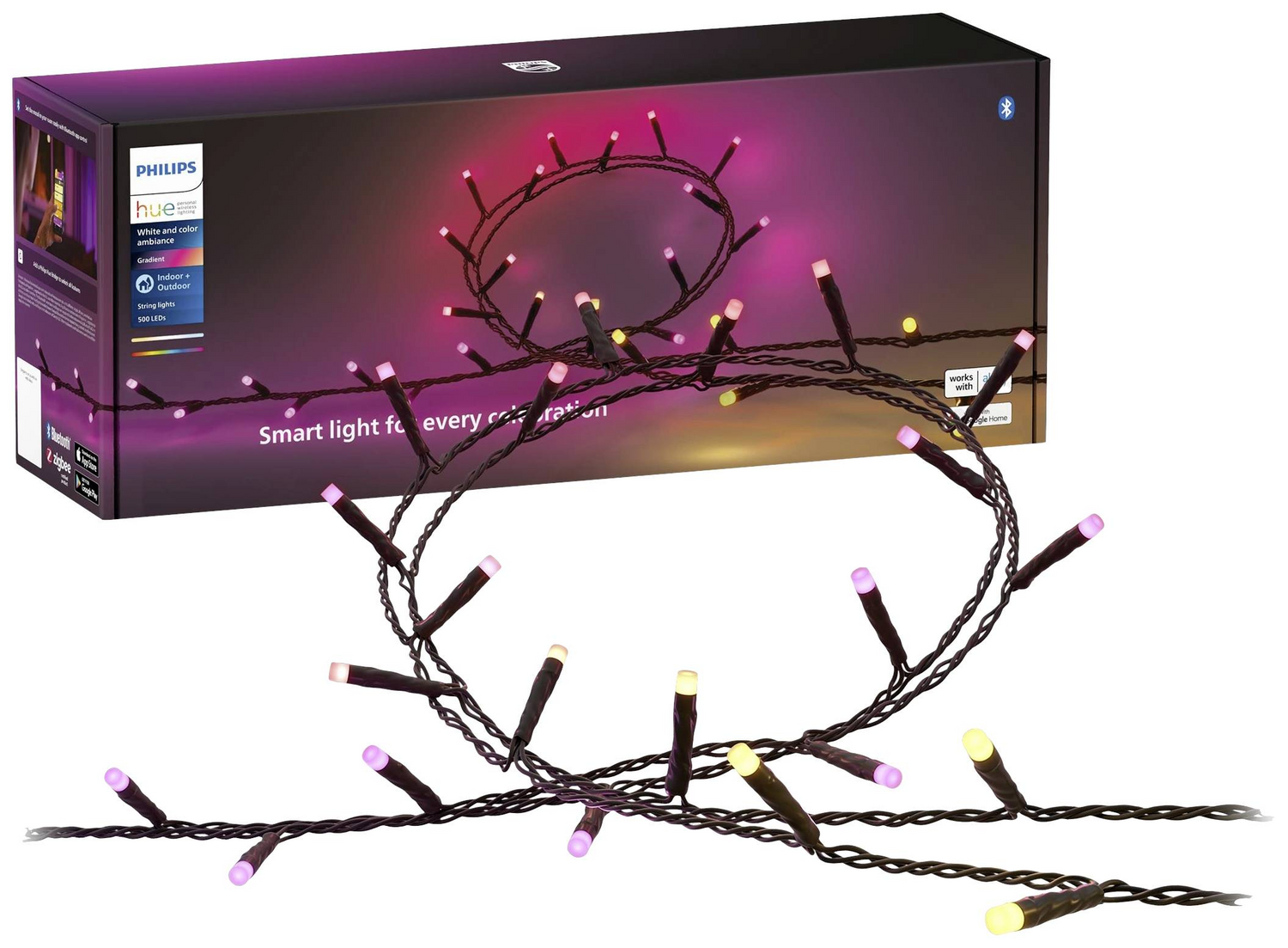 B-Ware Philips Lighting Hue Led Stripe 8720169246867 Hue Festavia Lichterkette Kette121