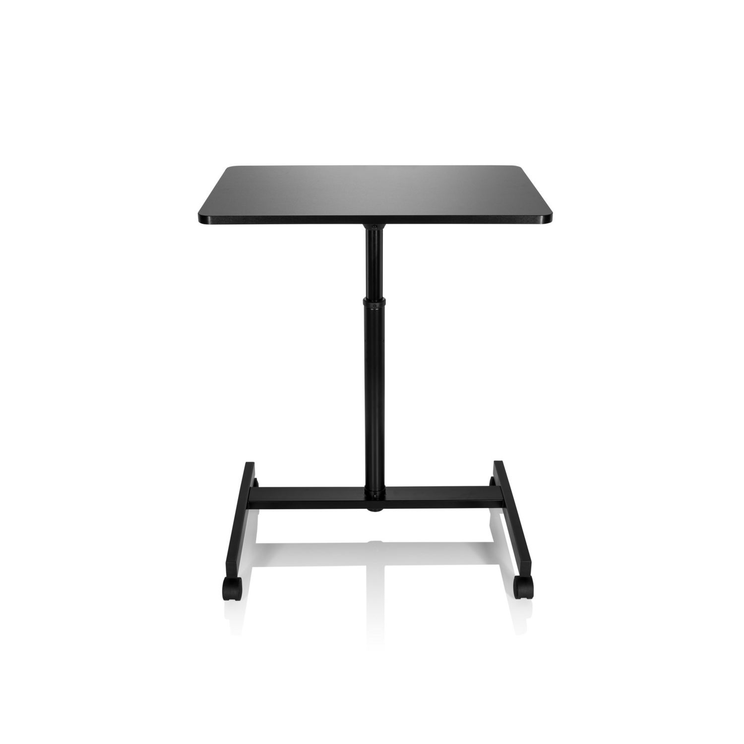 hjh OFFICE Stehtisch Laptopständer STAND VM-SU mit Gasdruckfeder Rollen Tisch