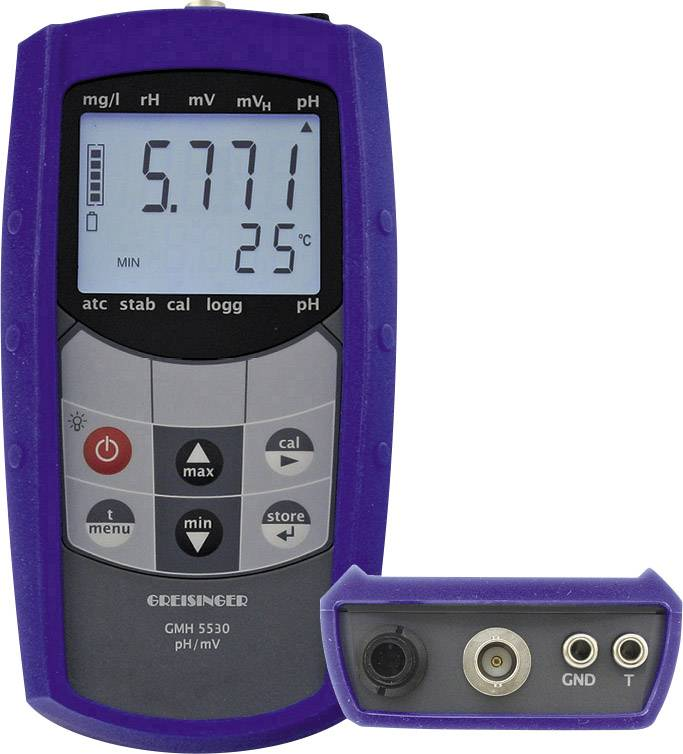 Greisinger Kombi Messgerät Gmh 5530 P H Wert Redox Orp 2.00   16.00 P H Kalibriert B-Ware