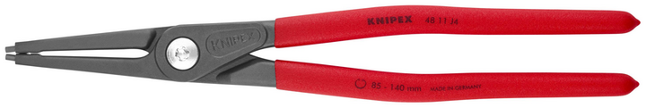 Knipex Präzisions-Sicherungsringzange Zange für Innenringe Bohrungen 48 11/48 21