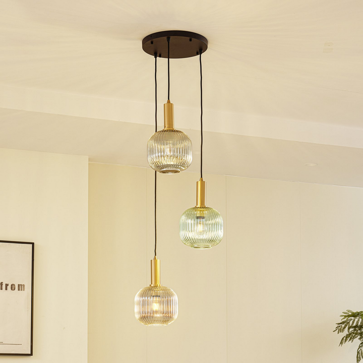 Lindby Doroteo Hängeleuchte Hängelampe Leuchte Lampe Pendelleuchte Licht