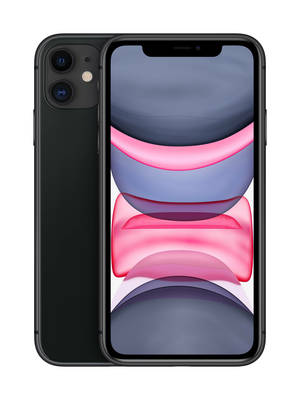Apple iPhone 11 64 Go, écran 6,1 pouces (15,5 cm), iOS 16, smartphone, carte SIM, noir