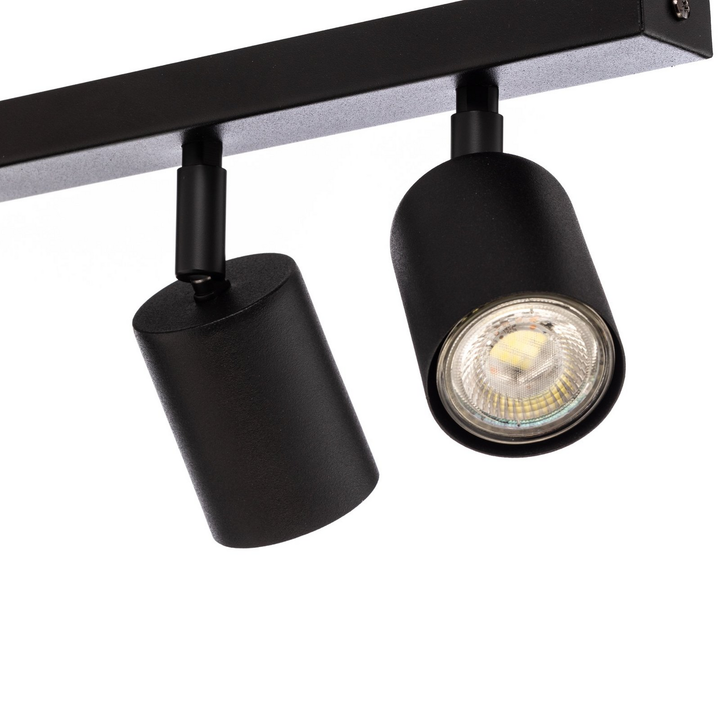 Deckenstrahler Baster 4 Stahl vierflammig 3 Spot Kugel Strahler Lampe Leuchte