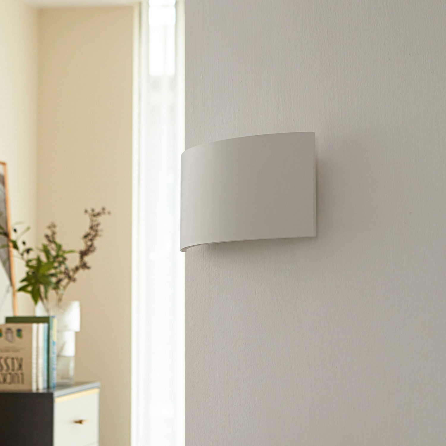 B-Ware Lindby Zeitlose Wandleuchte Naike Wohnzimmerleuchte Wandleuchte Lampe G9 Gips
