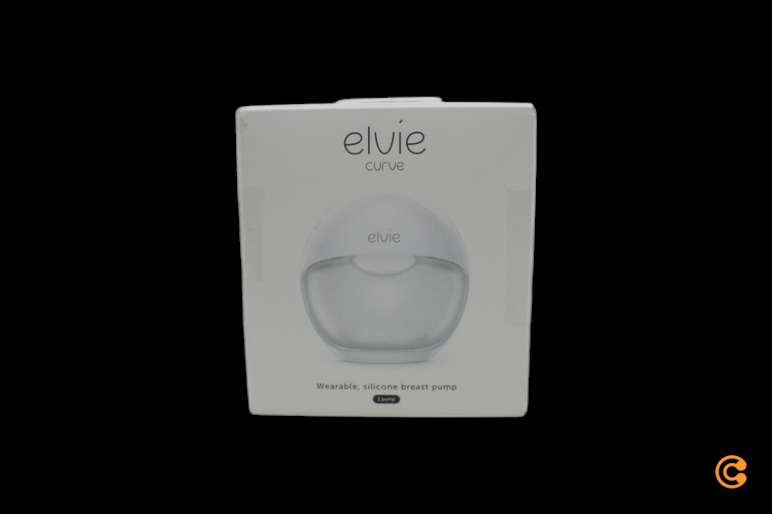 B-Ware Elvie Curve Tragbare Milchpumpe Brustpumpe Stillpumpe Handpumpe Silikon