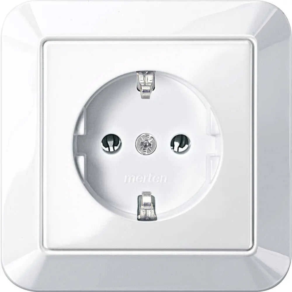 B-Ware Merten Steckdose Steckdosen System M Polarweiß Meg2301 1019 Halogenfrei 14 Stück - 4042811138554
