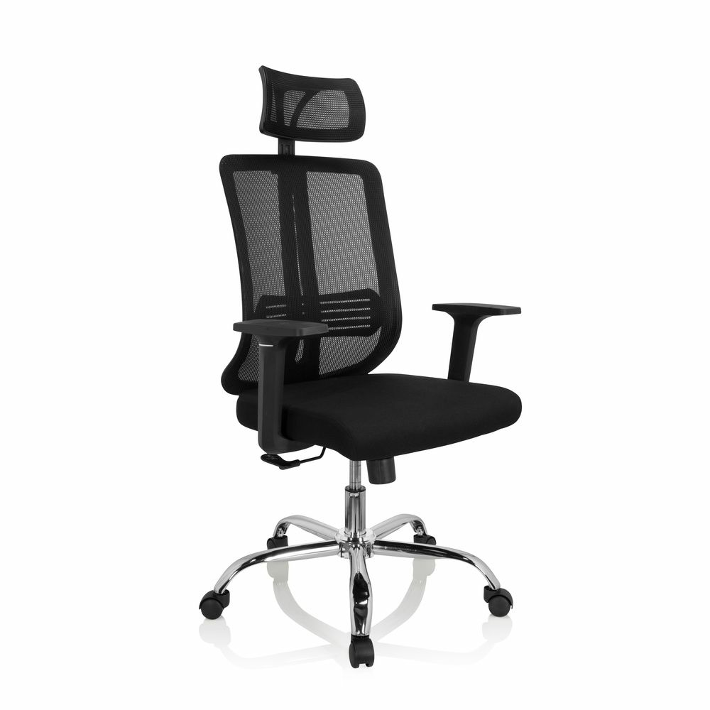 hjh OFFICE ZH 200 Chaise de bureau pivotante noire