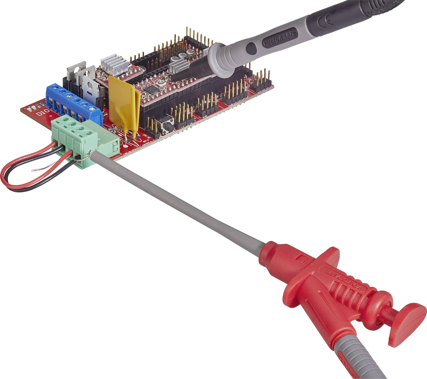B-Ware Voltcraft Ms 6 Sicherheits Messleitungs Set Prüfspitzen 1,2 M Schwarz Rot