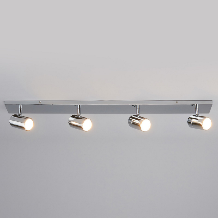 Lindby Dejan 4 Flammige Badleuchte Badlampe Lampe Leuchte Deckenlampe Silber B-Ware - 6291106550894